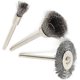 thumbnail image 3 of Juego de 45 cepillos de alambre de acero inoxidable para taladro, cepillos Dremel, accesorios para herramientas rotativas para limpieza y pulido, 3 of 5