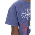 thumbnail image 3 of Bluey Toddler Boys Graphic Americana Crewneck Tee with Short Sleeves, Sizes 12M-5T, 3 of 4