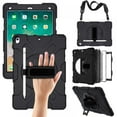 thumbnail image 1 of EASTIN pour iPad Air 3 Étui iPad 10.5 2019 Étui avec Béquille Intégrée Robuste Ultra Résistant Antichoc Étui Hybride 3 Couches Étui Intégrale pour iPad Air 3rd / iPad Pro 10.5 Pouces, 1 of 10