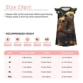 thumbnail image 3 of Balery Adorable Otter Pair Hug Camisón de princesa para niñas, pijama de algodón con mangas abullonadas, suave y bonito.-Large, 3 of 6
