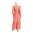 thumbnail image 5 of Salmon - Crew neck - Unlined - Modest Dress - Refka, 5 of 5