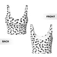 thumbnail image 6 of Uemuo Fish Bone Pattern Women's Sports Bra - High Impact Support, Breathable, and Comfortable Athletic Bra for Running, Yoga, and Workouts, 6 of 9