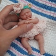 thumbnail image 1 of Minimuñeca Reborn MYREBABY Ellie de silicona para niña, 4,5 cm, 1 of 3