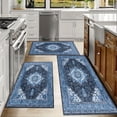 thumbnail image 6 of Kitchen Rugs Sets of 3 Non Slip Washable Kitchen Mats for Floor, Waterproof Kitchen Runner Rug, Floor Mat Carpet for Entryway, Laundry, Sink, Hallway, Bathroom, 6 of 12