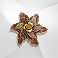 thumbnail image 5 of Ladies Fashion Accessories Retro Enamel Flower Brooch Party Brooch Cardigan Jacket Coat Brooch, 5 of 6