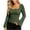 Army Green, variant on Womens Square Neck Long Sleeve Shirts Fall Winter Casual Slim Fit Base Layer Tops Flared Long Sleeve Tunic Blouse (XXL, Army Green)