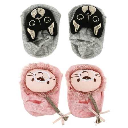 

2 Pair Cartoon Non-slip Flooring Socks Particle Sole Floor Socks for Kids