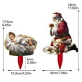 thumbnail image 4 of 2PC Outdoor Nativity Scene-Christmas Yard Decoration,Acrylic Holiday Sign|Santa Claus Courtyard Ornament for Lawn Garden,Jesus Nativity Display for Outside Festive Home Decoration(Light-up model),B, 4 of 9