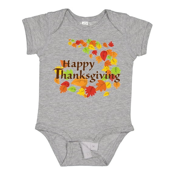 Inktastic Happy Thanksgiving Boys or Girls Baby Bodysuit