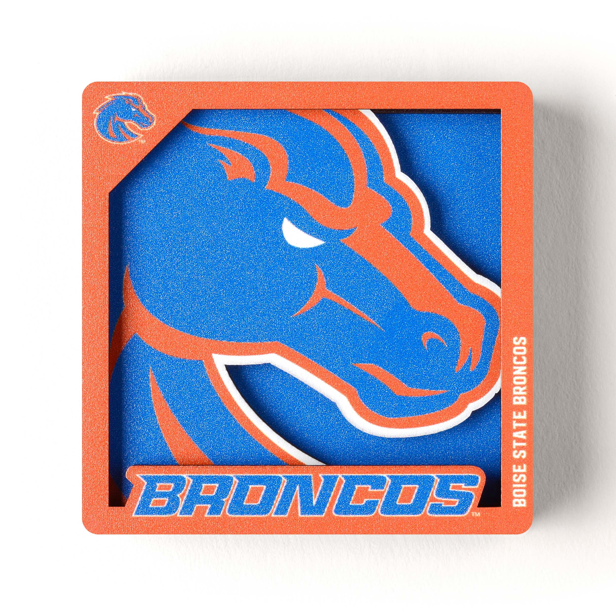 YouTheFan NCAA Boise State Broncos 3D Logo Series Magnet