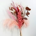 thumbnail image 5 of YINKUU Pampas Grass Pink 17.7 Inch-Dried Pampas Grass Decor 17 Inch Blush Pink Pampas Grass Bouquets, Pampas Grass Faux Pink Pompas Grass Decor, Wedding Centerpieces Home Decor Christmas, 5 of 11