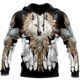 thumbnail image 1 of Sudadera con capucha estampada en 3D para hombre, ideal para ropa deportiva masculina., 1 of 2