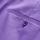 thumbnail image 5 of Pantalones de traje casuales con bolsillos y botones de color liso para hombre, 5 of 5