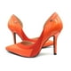 thumbnail image 2 of Zapatilla Stiletto PIKIKI Naranja Combinación Piel/Charol 2745-010, 2 of 4