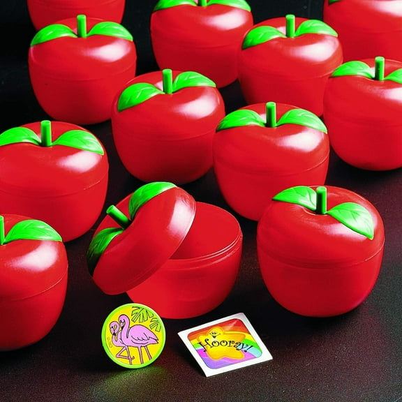 Toy-Filled Bobbing Apple - Party Supplies - 12 Pieces