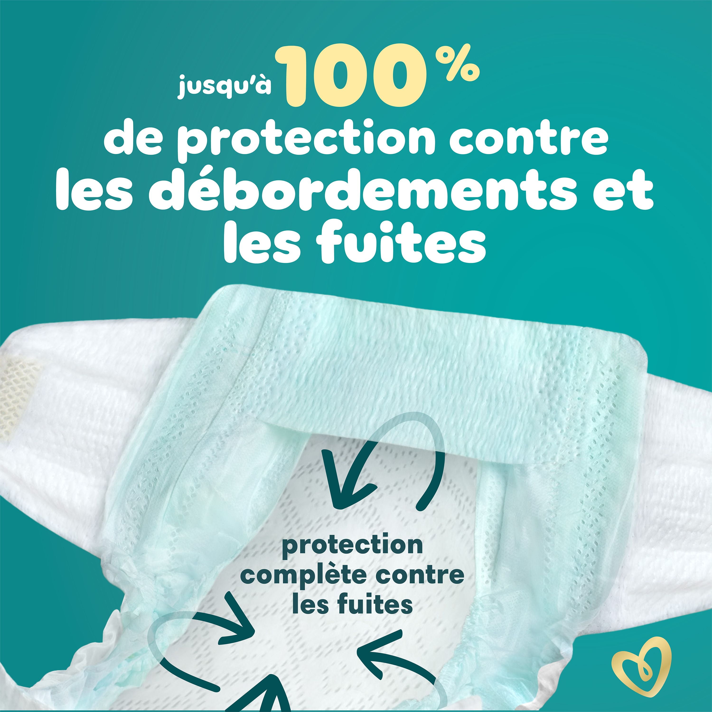 Couches Pampers Swaddlers, absorbantes, gardent bébé au sec et confortable, couche jetable pour bébé sans danger pour la peau, taille 6 (10,4 à [23 à 44 lb])