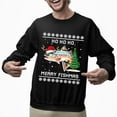 thumbnail image 2 of Christmas Sweatshirt, Merry Fishmas Funny Fishing Christmas Sweatshirt, Unique Fisherman & Outdoorsman Gift for Men and Women, 2 of 5