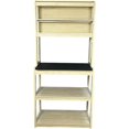 thumbnail image 3 of 31.5" White And Black 5-Tier Bakers Rack - Kitchen Storage, Microwave Stand, Coffee Bar, 3 of 8