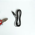 thumbnail image 4 of PTOOTP 2Pcs Car Rear View Camera Cord Replacement Video Signal Transmission Cable For Drivers Black Metal, 4 of 8