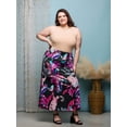 thumbnail image 2 of Plus Size Paisley Elastic Waist A Line Maxi Skirt, 2 of 3