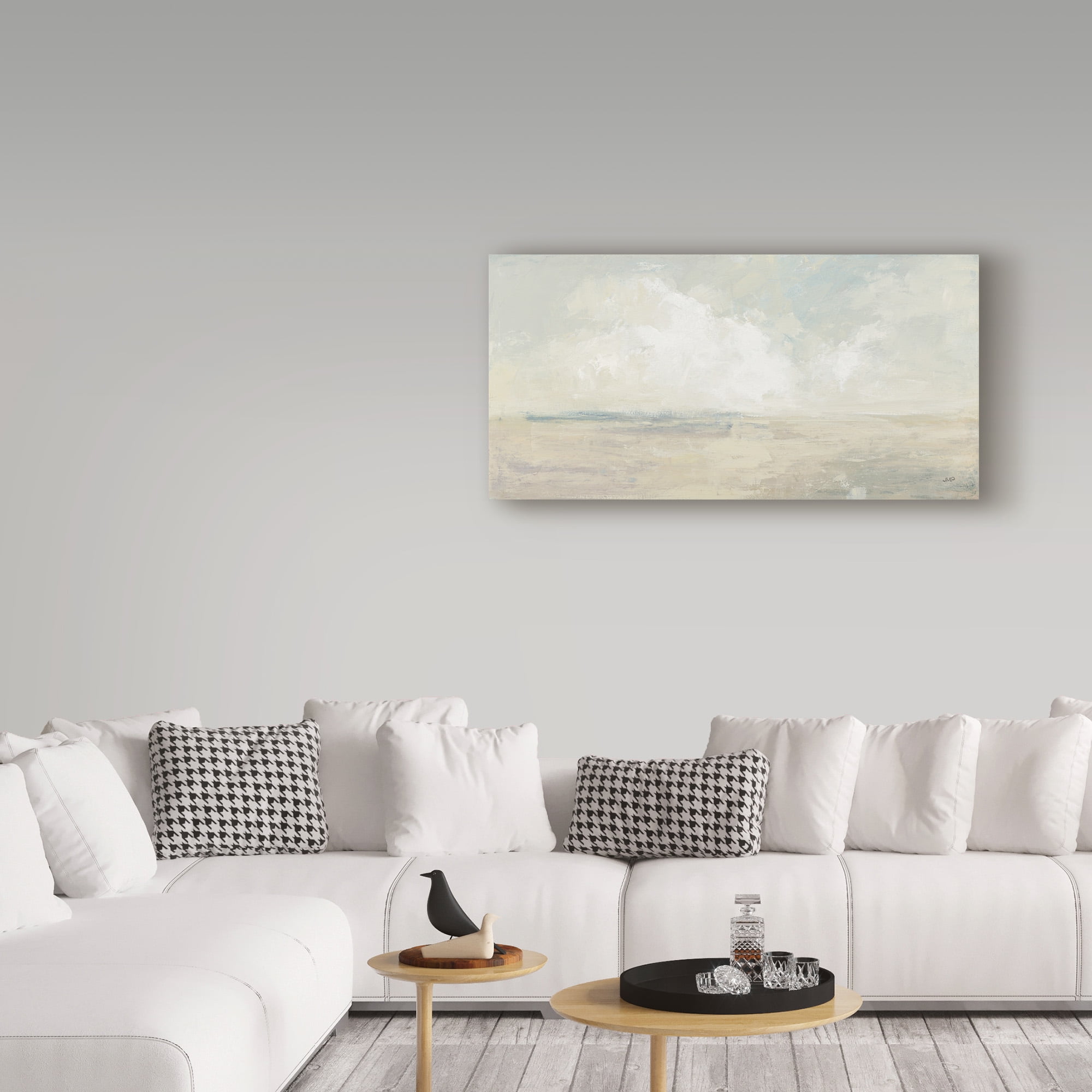 Trademark Fine Art 'Sky and Sand Pastel' Canvas Art by Julia Purinton