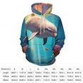 thumbnail image 2 of Underwater Dolphin Adventure 3d Sweatshirts Hoodie Fashion Casual Personality Men's Women Street Hoodie Pullovers Long Sleeve Comfortable Top, 2 of 6