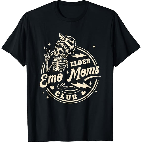 Velto Elder Emo Moms Club Mom Life Skeleton Mommy All Size S-5XL