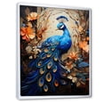 thumbnail image 2 of Designart "Blooming Majesty Of Plumage Peacock" Animals Peacock Floater Framed Canvas Prints, 2 of 5