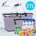 thumbnail image 2 of Cesta de picnic SIYUAN plegable de 27L con enfriador, 2 of 7