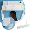 thumbnail image 3 of Air Conditioner Deflector, Mini Split Air Deflector, 24-37 inch Retractable Anti Direct Blowing Ac Vent Shiel Deflector, Wind Direction, Air Conditioner Wind Deflector No Dripping Water, White, 3 of 7