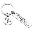 thumbnail image 4 of Sidaley Keychain Couple Gifts Art Crafts Hanging I Need Design Me You Key-ring Here Pendants With for Boyfriends Husband Father Supplies Type1 NO1, 4 of 6