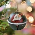 thumbnail image 4 of Adornos Navideños De Metal Pintados A Mano Para Colgar. Papá Noel Para El Árbol De Navidad. Decoración Para Fiestas Y Celebraciones En Casa., 4 of 5