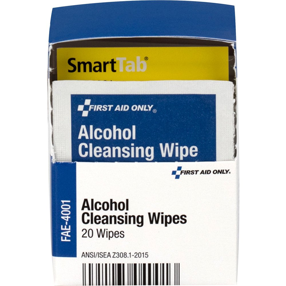First Aid Only Alcohol Cleansing Pads, 20 / Box (Quantity) Walmart