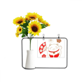 thumbnail image 1 of Japón Lucky Fortune gato Flor de cobre Tarjeta de bendición de jarrón de girasol artificial, 1 of 3