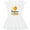 AA-White, variant on Naples Florida Orange in Heart Girls Toddler Dress