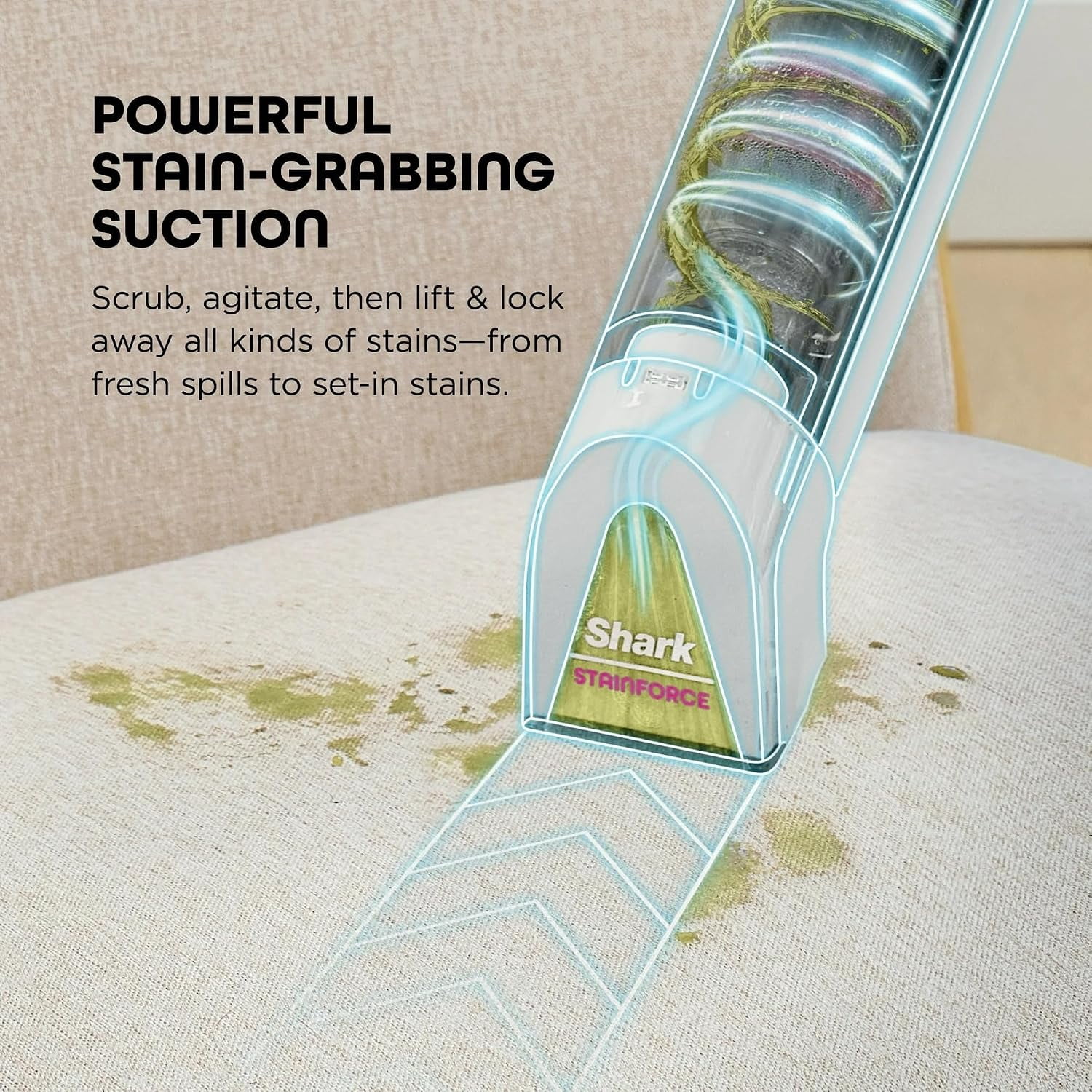 Shark StainForce HX100 Cordless Portable Stain & Odor Cleaner