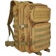 thumbnail image 1 of 1 mochila militar, mochila multifuncional de gran capacidad de 40 litros, adecuada para la escuela/senderismo/camping/turismo/pesca/montañismo o uso diario - caqui ER, 1 of 5