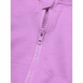 thumbnail image 6 of inhzoy Kids Baby Girl Boys Sweatsuit Hooded Sweatshirts Jogger Pants Set Purple 110, 6 of 9