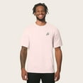 thumbnail image 3 of Dalix Spook a Latte Ghost Embroidered Relaxed Heavy Soft Cotton T Shirt Mens in Pink L Large, 3 of 5