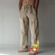 thumbnail image 1 of Pantalones largos de verano para hombre, de algodón y lino, con pierna ancha, estampados, con cordones, para deportes y vacaciones, 1 of 6