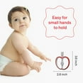 thumbnail image 2 of Baby Teething Toys by LoveNoobs™, BPA-BPS-Phtalate Free Baby Toothbrush, 4+ Months, Red, 2 of 8