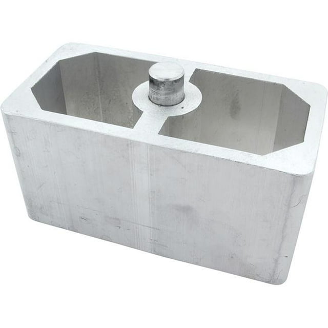 Allstar Performance ALL56133 2.50 in. Aluminum Lowering Block for Leaf Springs