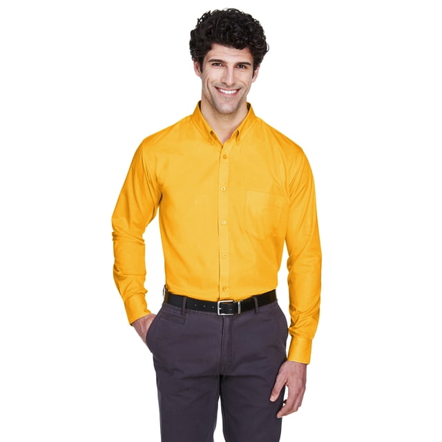 Camisa de sarga de manga larga para hombre Operate CAMPUS GOLD 2XL Núcleo 365 88193