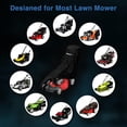 thumbnail image 4 of HOMEIORA 1Pack Lawn Mower Cover, 210D Oxford Cloth Outdoors Lawn Mower Cover, with Night Reflective Strips, for Outdoor, Anti UV & Mildew & Dust & Water, 76" x 42" x 25", 4 of 9