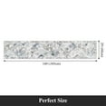 thumbnail image 4 of MeyJey 2'x10' Oriental Vintage Runner Rug for Hallways, Non-Slip Machine Washable Area Rug for Bedroom/Living/Dining/Laundry Room Carpet, Blue/Gray, 4 of 15