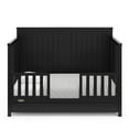 thumbnail image 6 of Graco Hadley 5-in-1 Convertible Crib with Drawer and Premium Crib & Toddler Mattress Bundle, Black, 6 of 10