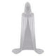 thumbnail image 2 of Capa unisex para mujer, larga, con capucha, para cosplay, Halloween, color liso, 2 of 6