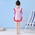 thumbnail image 5 of Shadoumai Kids Girls Printed Ruffle Sleeve Swimsuit Girls Swimwear Small Medium And Adult Kids Swimsuit (3Y 12Y), 5 of 8