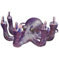 thumbnail image 3 of Muyoka Dedo medio Estatua de pulpo Resina Jardín Adornos de pulpo Decoración de escritorio Escultura creativa de pulpo enojado para interior Jardín al aire libre Decoración del hogar 13x12x6CM Muyoka Hogar, 3 of 7