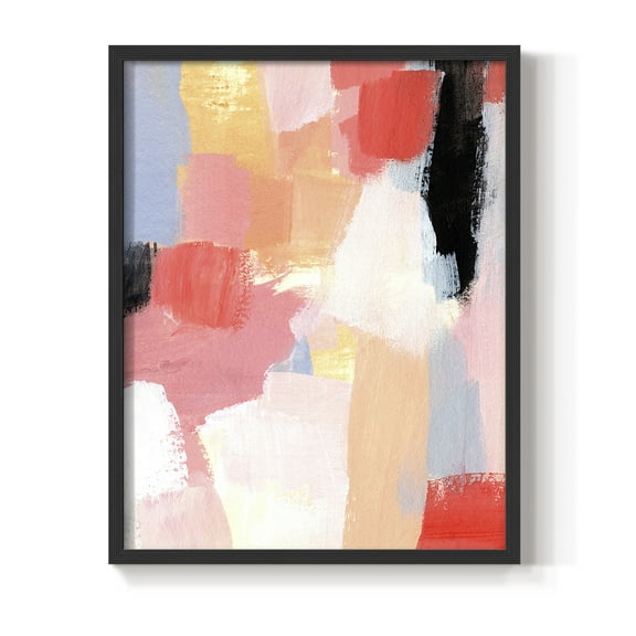 Aerial Scarlet I in Paper Solid Wood 8 x 10 Framed Print